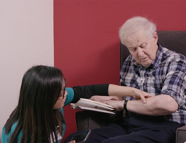 GET A QUICK VIEW OF A PHYSICAL AILMENT - Post-Fall Observation